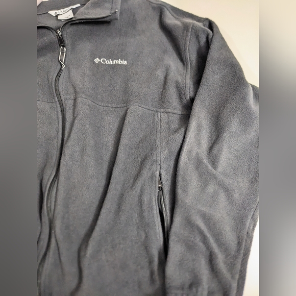 COLUMBIA, Steens Mountain, Full-Zip Fleece Jacket. Charcoal. Size XXL. - Picture 3 of 9